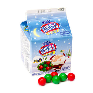 Double Bubble Gumball Christmas Milk Carton - 4oz