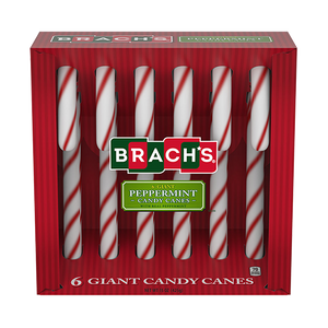 BRACHS R&W Giant Peppermint Canes 6pcs