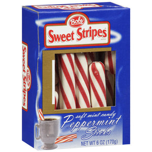 Bobs Sweet Stripes Peppermint Sticks - 5oz