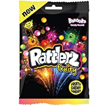 Bazooka Rattlerz Fruity Chewy Candies - UK