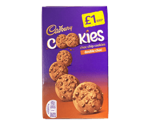 Cadbury Cookies Choc Chip Cookies Double Choc - UK