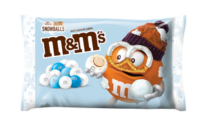 M&M's White Chocolate Pretzels Snowballs - 2.83oz