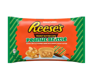 Reese X-MAS Peanut Butter Cups Mini's Peanut Brittle - 7.4oz