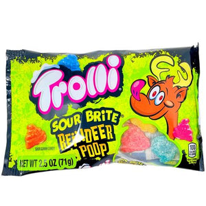 Trolli Sour Brite Gummi Reindeer Poop - 2.5oz