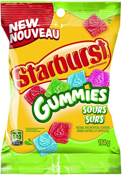 Starburst Gummies Sours Bag