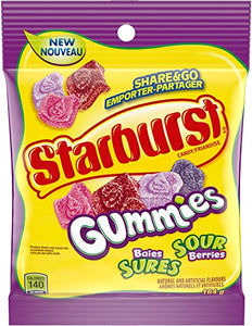 Starburst Gummies Sour Berries Bag