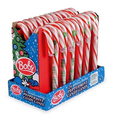 Brachs Bob's Xmas Giant Peppermint Candy Cane - 2.5oz